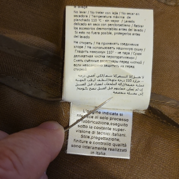 Luisa Spagnoli Vintage Brown Jacket with Button Accents - Picture 7 of 10